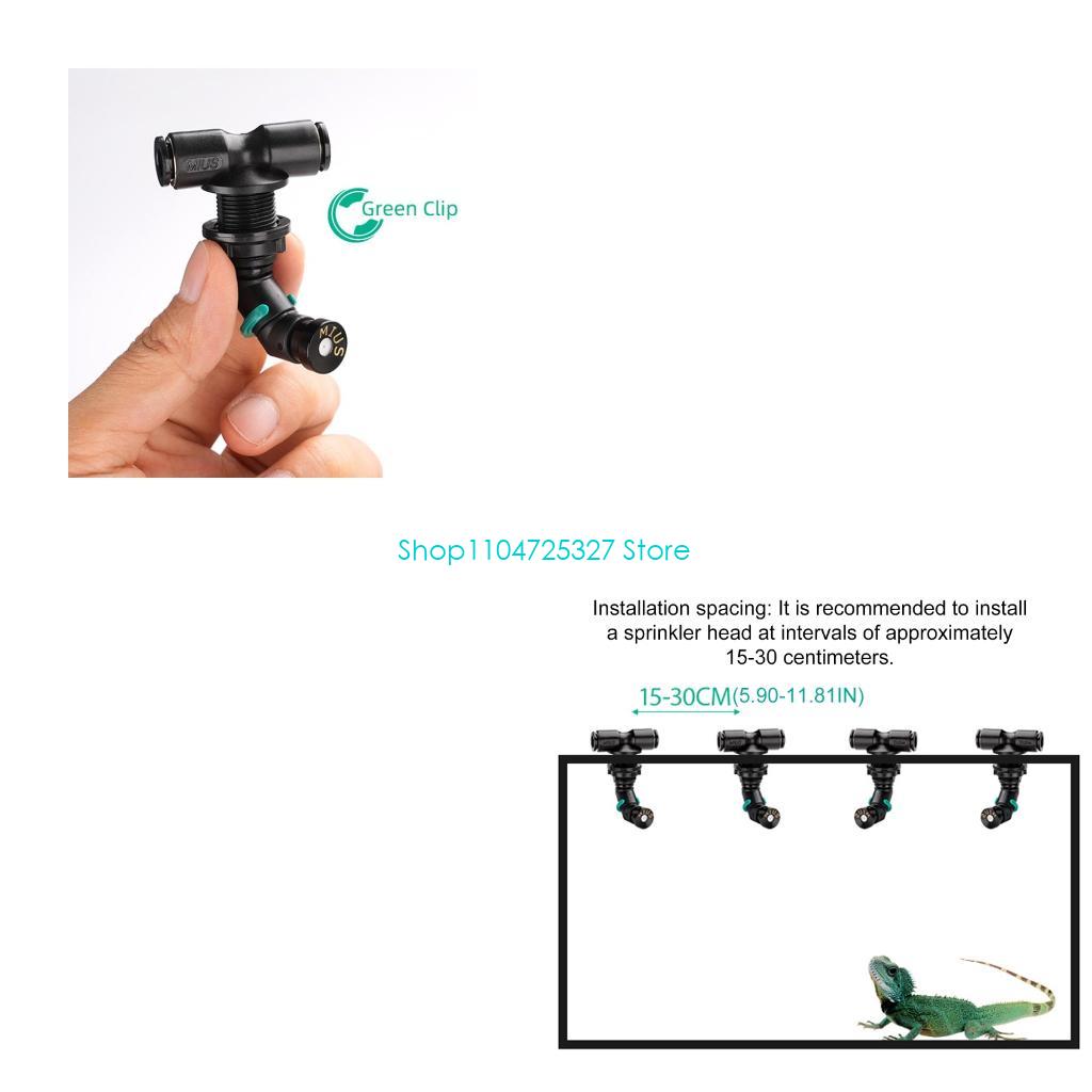 Misting Nozzle Reptile - D8KF Rainforests Tanks Fog Sprayer Nozzle
