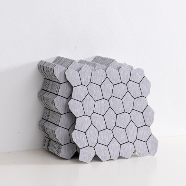 Minimalist Hexagonal Brushed S - Pvc Panel Background recension och pris
