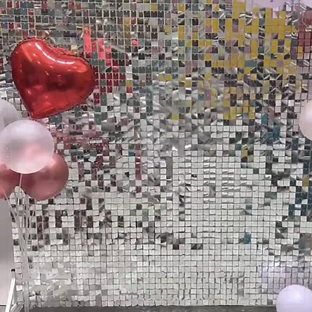 FSDKX Shimmer Sequin Wall Pane - Pvc Panel Background recension och pris