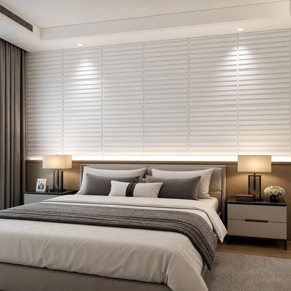 White 3D Wall Panel 50*50cm Em - Pvc Panel Background recension och pris