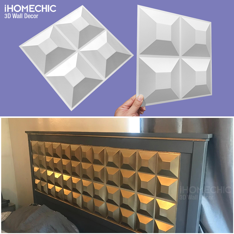 30cm 3D Wall Panel Wavy lines  - Pvc Panel Background recension och pris
